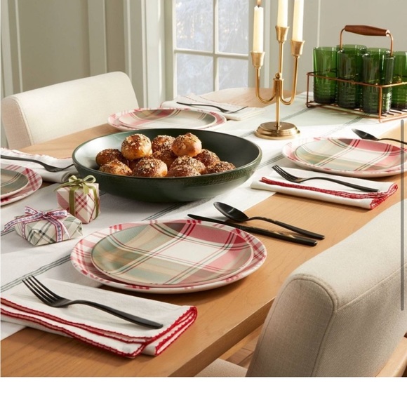 HEARTH & HAND NWT colored glass tumbler caddy set -13oz - Picture 5 of 7